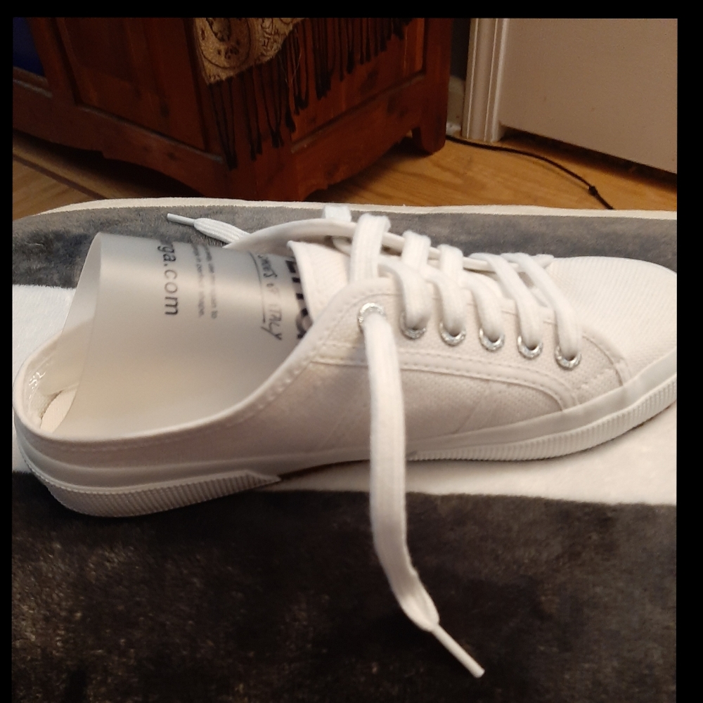 NWT Superga Slide Sneakers Size 7 Ladies - Picture 6 of 8